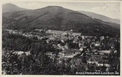 Jonsdorf Blick von Jonsberg nach Buchberg und Lausche