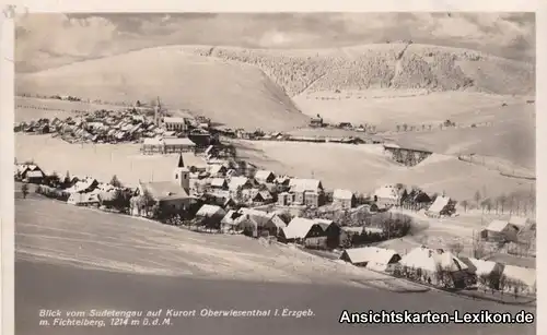 Oberwiesenthal Blick auf... - im Winter