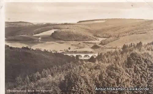 Lüdenscheid Blick ins Versetal mit Viadukt