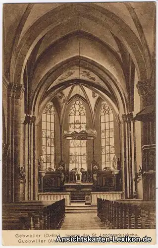 Gebweiler (Guebwiller) Inneres der St. Leodegariuskirche