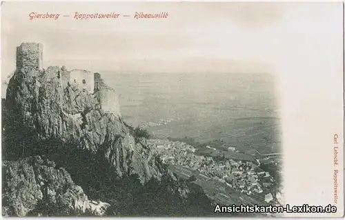 Rappoltsweiler Blick vom Giersberg