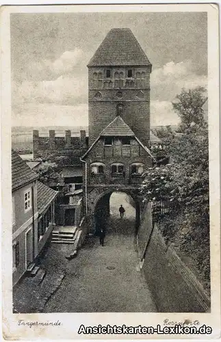 Tangermünde Partie an der Rosspforte