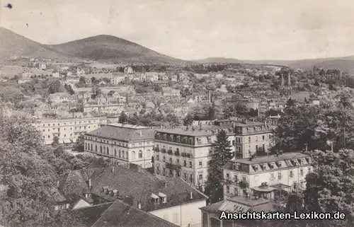 Baden-Baden vom Schloß aus gesehen