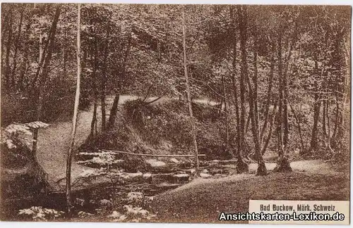 Ansichtskarte Buckow Märkische Schweiz Poetenweg b Seelo