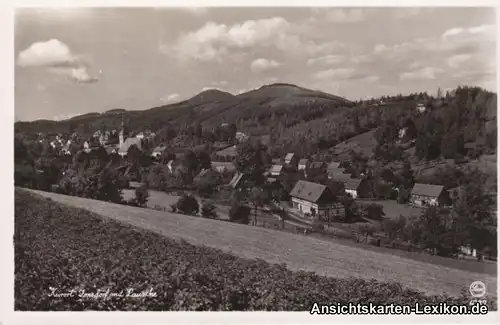 Ansichtskarte Jonsdorf Totalansicht 1935 