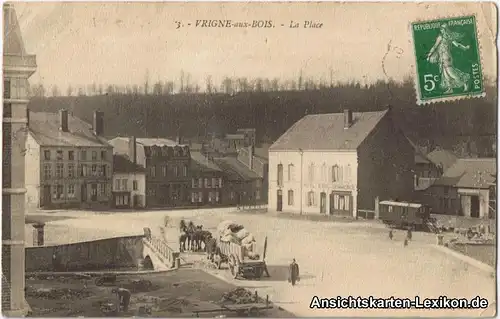 GPC Ansichtskarte Vrigne-aux-Bois La Place b Sedan Donch