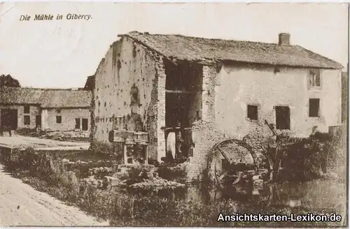 Ansichtskarte GPC Gibercy Maas Mühle b Verdun Maas Meuse