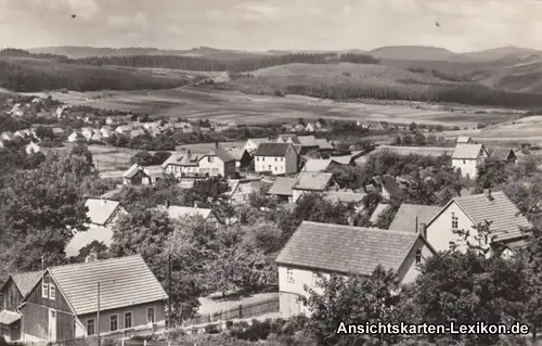 Foto Ansichtskarte Catterfeld Leinatal  Totalansicht b G