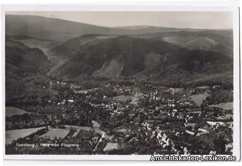 Luftbild Ansichtskarte Ilsenburg (Harz) Fliegeraufnahme