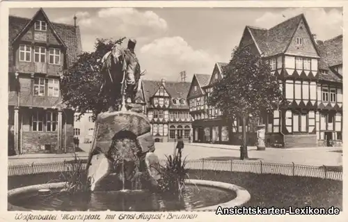 Foto Ansichtskarte Wolfenbüttel Marktplatz b Braunschwei