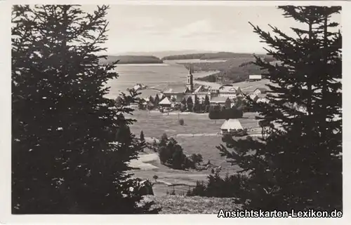 Ansichtskarte Schönwald im Schwarzwald Totalansicht 1932