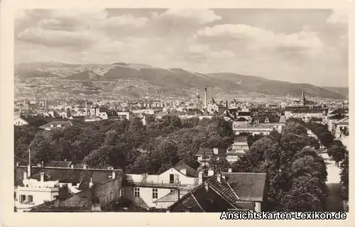 Foto Ansichtskarte Teplitz Teplice Blick in Straße Czech