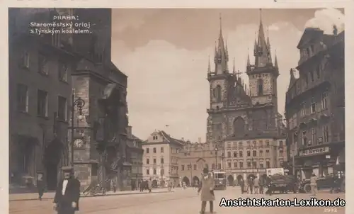 Foto Ansichtskarte Prag Praha Staré povesti ceské c1936