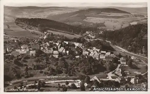 Luftbild  Ansichtskarte Lauenstein Geising b Altenberg c