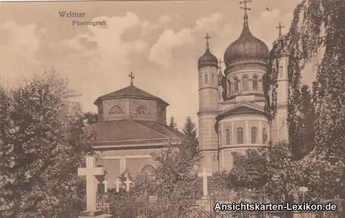 Ansichtskarte Weimar Weimarer Fürstengruft c1922