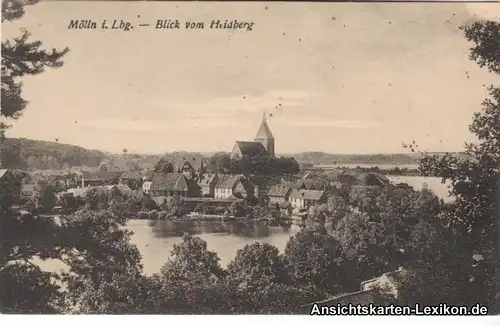 Ansichtskarte Mölln (Schleswig-Holstein) Totalansicht 19