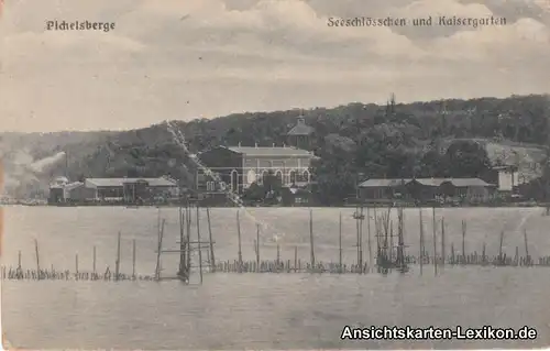 Ansichtskarte Berlin Westend Seeschlößchen Kaisergarten