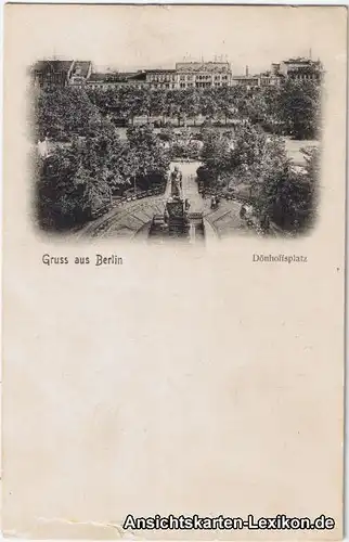 Ansichtskarte Berlin Mitte Dönhoffsplatz c1899