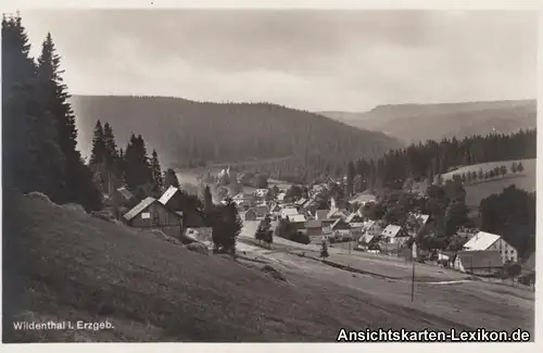 Foto Ansichtskarte Wildenthal Eibenstock Partie in b Bre