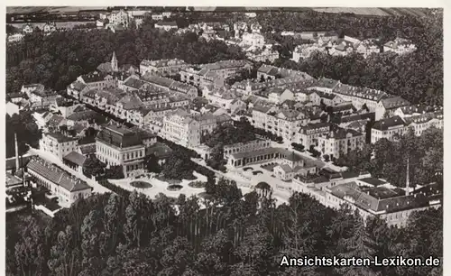 Luftbild Ansichtskarte  Franzensbad Františkovy Lázn b C
