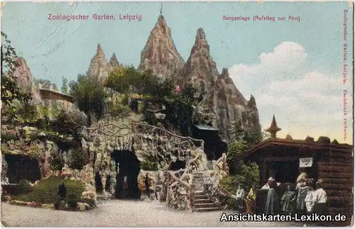 Ansichtskarte Leipzig Zoologischer Garten - Berganlage c