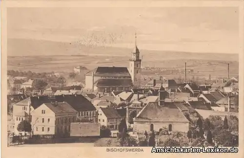 Ansichtskarte Bischofswerda Stadtansicht b Pulsnitz Kame