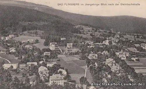 Ansichtskarte Bad Flinsberg Blick nach der Steinbachstra