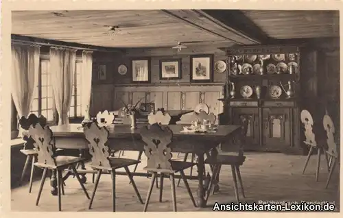 Foto Ansichtskarte Reichenbach im Kandertal Gaststube im