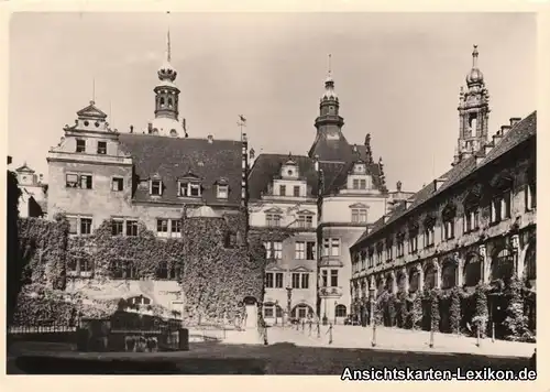 Ansichtskarte Dresden-Innere Altstadt Ehemaliger Stallho