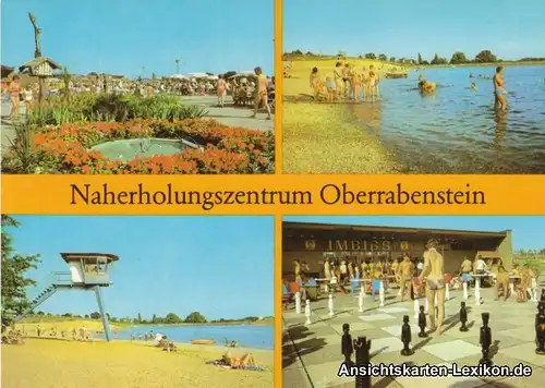 Ansichtskarte Rabenstein-Chemnitz Naherholungszentrum Oberrabenstein 1986 