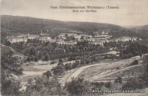 Ansichtskarte Weilmünster (Taunus) Blick von Süd-West g1