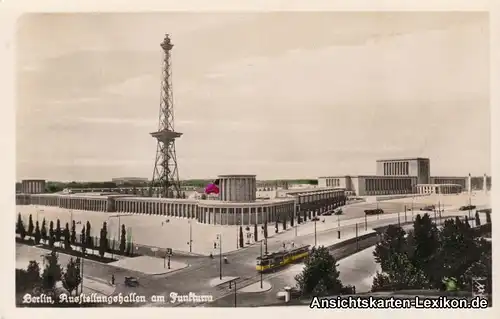 Charlottenburg Berlin Ausstellungshallen am Funkturm col