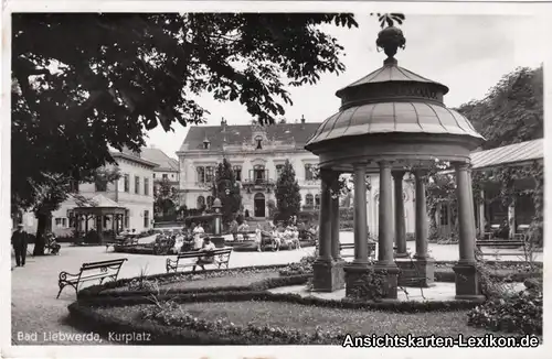 Foto Ansichtskarte Bad Liebwerda Kurplatz Libverda b Lib