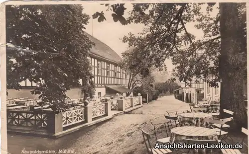 Ansichtskarte Eisenberg (Thüringen) Waldhaus Naupoldsmüh