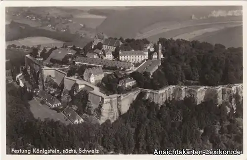 Königstein (Sächs. Schw.) Luftbild Festung