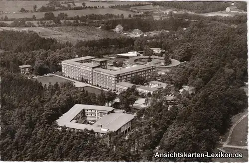 Bad Bramstedt Luftaufnahme Ansichtskarte Neues Kurhaus 1
