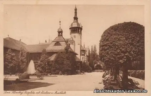 Bad Flinsberg Kurplatz und Musikhalle Świeradów-Zdr