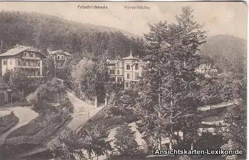 Ansichtskarte Friedrichroda Forderbüchig b Ilmenau 1914