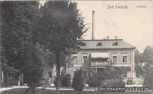 Ansichtskarte Lausigk Bad Lausick Kurhaus b Leipzig 1905