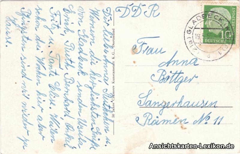 Gladbeck Mehrbildkarte Nordpark Haus Wittringen Schwi Nr 19529