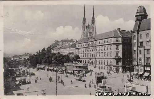 Ansichtskarte Brünn Brno Bahnhofaussicht (Pohled od nadr