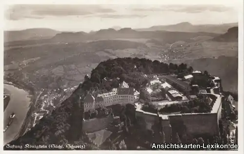 Königstein (Sächs. Schw.) Luftbild Festung Königstein