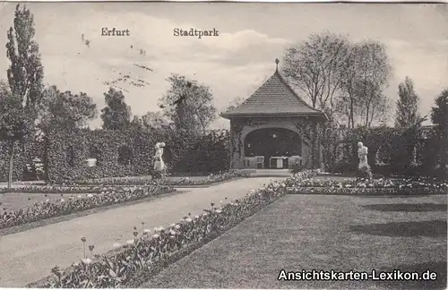 Erfurt Partie im Stadtpark