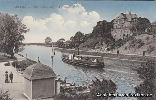 Lübeck Elb-Trave-Kanal mit Kaiserhof