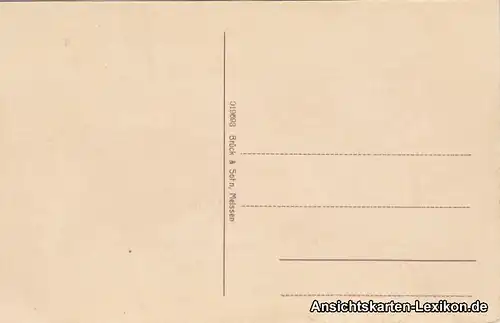 Ansichtskarte Pulsnitz Partie am Schloß b Kamenz Radeber