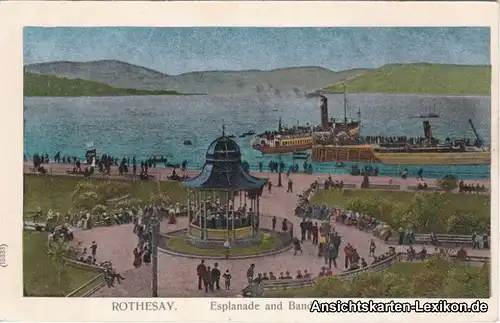 Rothesay  Esplanade and Bandstand