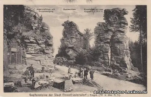 Ansichtskarte Ehrenfriedersdorf Greifenstein Berghaus b 