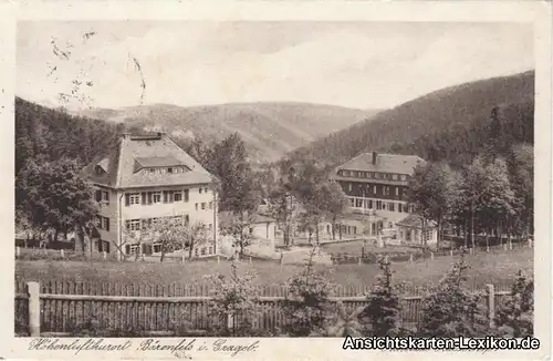 Ansichtskarte Bärenfels (Erzgebirge) Partie am Kurhaus K