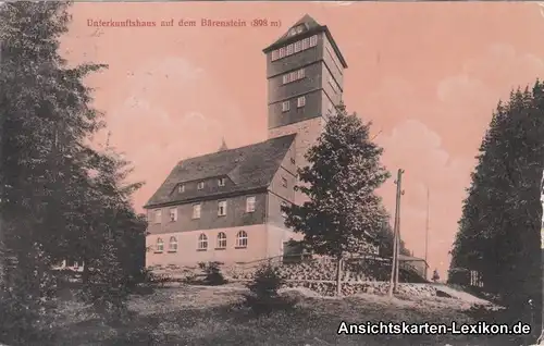 Ansichtskarte Bärenstein Unterkunftshaus - Bärenstein b 