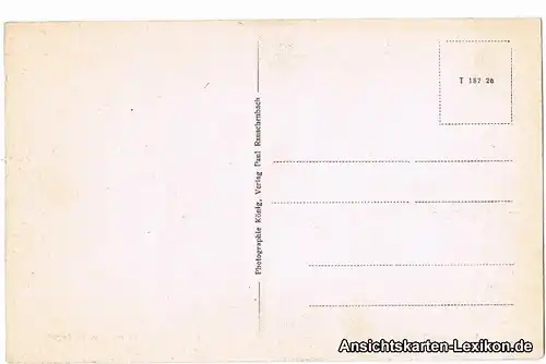 Göppersdorf-Burgstädt Burgstädter Straße mit Gemeindegut 1920